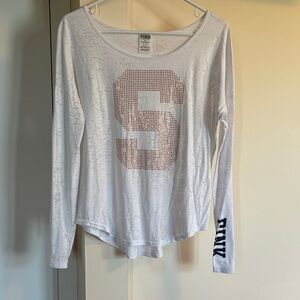 PINK Victoria's Secret Syracuse Long Sleeve Top